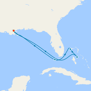 Eastern Caribbean from New Orleans with Stay