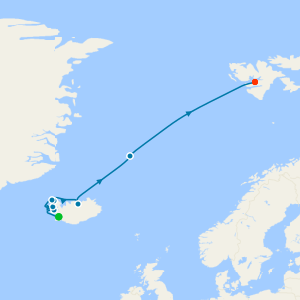Svalbard & Iceland from Reykjavik to Longyearbyen