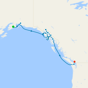 Alaska from Seward to Vancouver