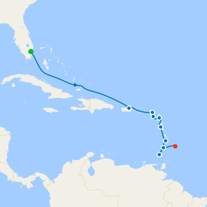 Caribbean from Fort Lauderdale to Bridgetown