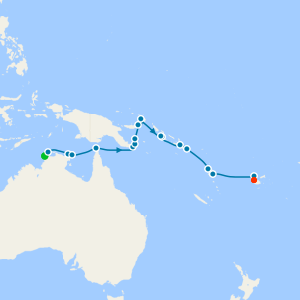 Australia & The Pacific Islands from Darwin to Lautoka