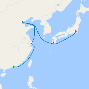 Hong Kong & Voyage to China & Tokyo with Stays