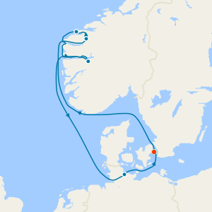 Northern Europe from Copenhagen with Stay