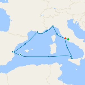 Italy, Spain & France from Rome with Stay