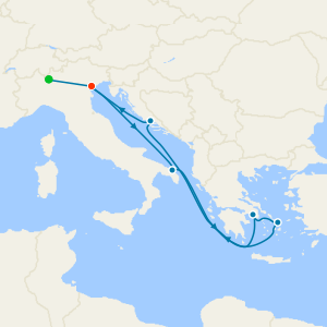 Lake Como and Venice Stays with Greece & Croatia