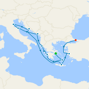 Adriatic & Aegean Allure from Athens to Istanbul