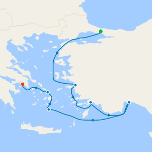 Sacred Aegean Sanctuaries from Istanbul to Athens