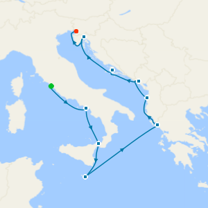 Journey to Dalmatia from Rome to Trieste