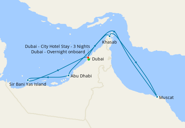 Dubai Stay with United Arab Emirates & Oman Voyage