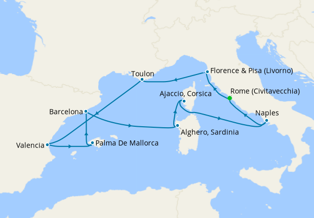 Italy France Spain From Rome Cunard 8th July 2024 Planet Cruise   312612 