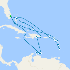 Southern Caribbean Wayfarer & Seafarer Holiday from Ft. Lauderdale
