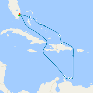Southern Caribbean Seafarer from Ft. Lauderdale with Miami Beach Stay