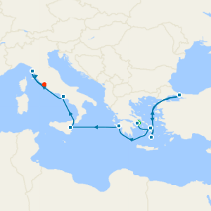 Greek Isles & Istanbul from Athens with Stay