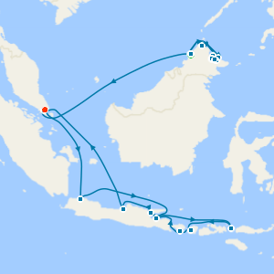 7 Nt Borneo's Orangutans & Wildlife Tour & Indonesian Voyage