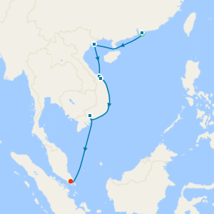 Vietnam, Singapore & Hong Kong with Stay and Symphony of Lights Cruise
