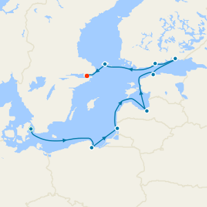 Baltic Capitals from Copenhagen with Stay