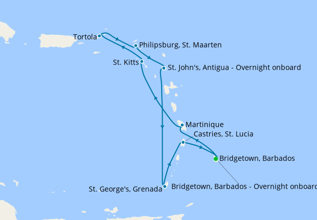 Eastern Caribbean From Barbados P O Cruises 8th November 2024   313381 