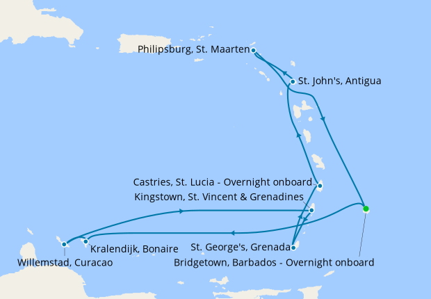 New Years Eastern Caribbean From Barbados P O Cruises 28th December   313544 