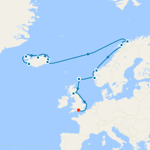 Northern Europe from Reykjavik to Southampton with Stay