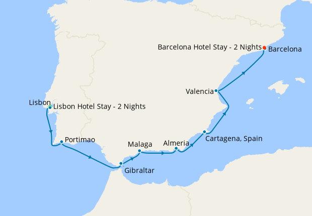 Spain Intensive with Lisbon & Barcelona Stays