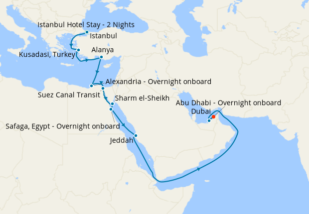Qatar, Turkey, Egypt & Israel from Istanbul with Stay