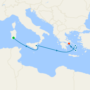 Greek Island Glow from Athens with Stay