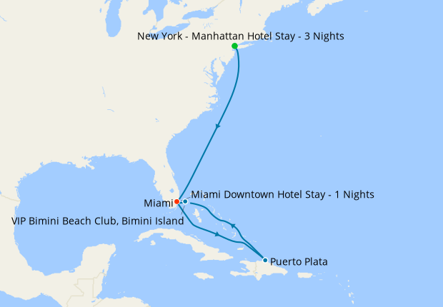 Dominican Daze from Miami with New York and Miami Stays