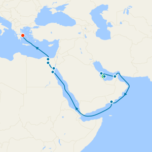 Doha & The Suez Canal to Athens with Stays
