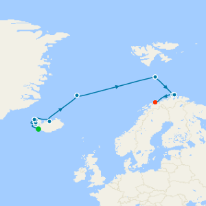 Arctic & Greenland from Reykjavik to Tromsø