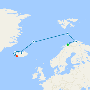 Arctic & Greenland from Tromsø to Reykjavik