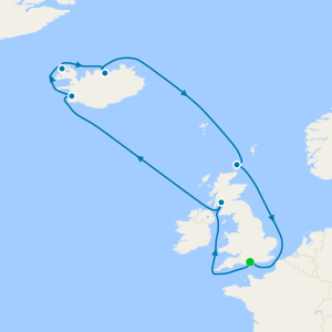Iceland & Scottish Coasts from Southampton