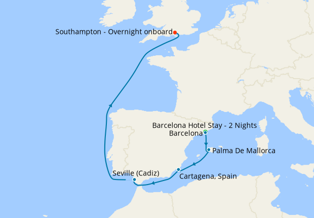 European Explorer from Barcelona with Stay