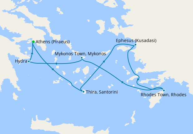 Greek Isles & Turkey from Athens, Celebrity Cruises, 24th August 2024 ...