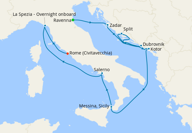 Best Of Italy Croatia From Ravenna Celebrity Cruises 6th September   316295 