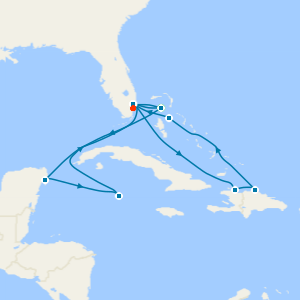 Spain, Portugal & Bermuda Transatlantic with Rome and Miami Beach Stays