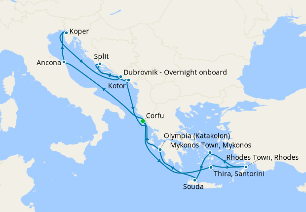 Adriatic Explorer & Iconic Islands from Corfu