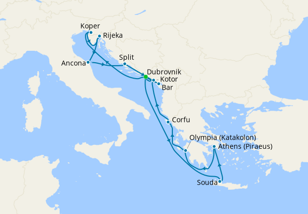 Greek Mystique & Adriatic Affair from Dubrovnik