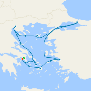 Greek Isles & Istanbul from Athens with Stay