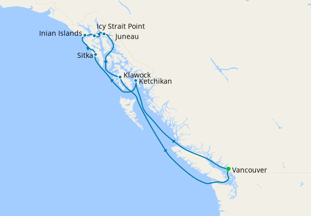Alaska Fjords Odyssey - Vancouver Roundtrip