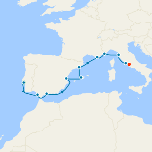 Iberia & Western Mediterranean from Lisbon with Stays