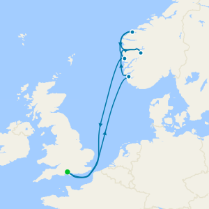 BALCONY ONLINE OFFER! Norwegian Fjords from Southampton