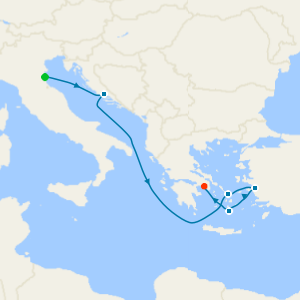 Greek Isles from Ravenna to Athens