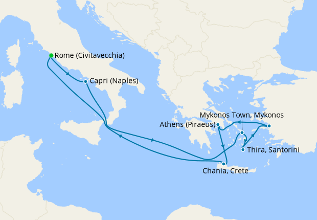 9 night greek isles cruise royal caribbean