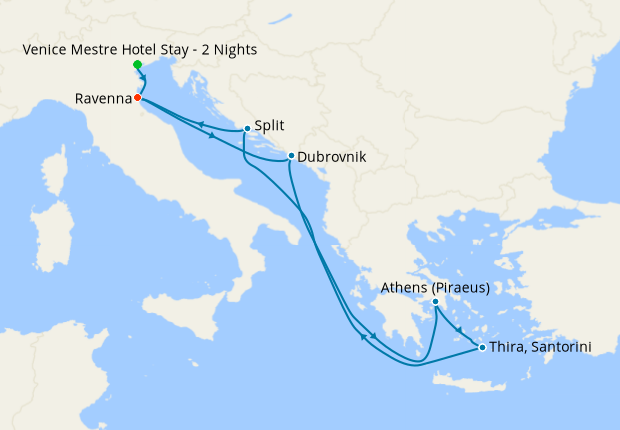 Greece Croatia From Ravenna With Venice Stay Royal Caribbean 6th   317861 