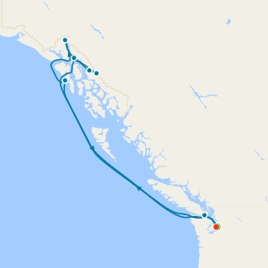 Alaska Glacier Cruise from Seattle with Stay