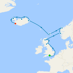 Iceland, Norwegian Fjords & Scotland from Southampton
