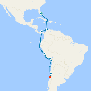 South America Luxury Cruise - Lima (Callao) to Buenos Aires on Dec 20, 2023