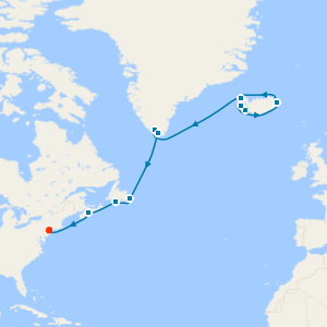 Iceland, Greenland & Canada from Reykjavik with Stay