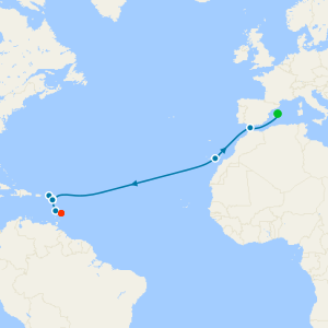 EXCLUSIVE Voyage to Barbados from Majorca