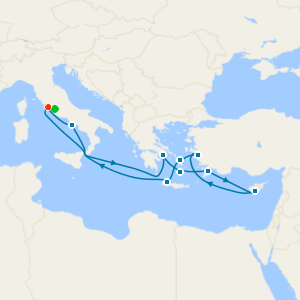 Greece, Cyprus and Turkey from Rome with Stay